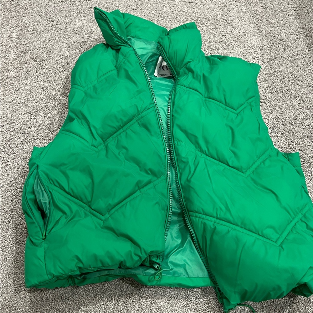 Green Puffer Vest